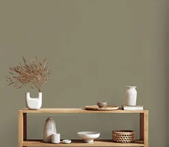 A.S. Creation Papier peint vinyle grainé sur intissé uni vert L.1005 x l. 53 cm, As Creation Around