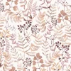 Ugepa Papier peint vinyle grainé sur intissé botanique Olivia feuillage rose L.1001 x l.53 cm Ugépa