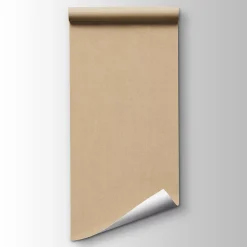 Papier peint vinyle grainé sur intissé uni tweed camel L.1001 x l.53cm Ugèpa-Ugepa Best