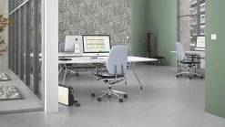 Papier peint vinyle intissé grainé fleuri Jade L.1005 x l.53cm-Rasch Hot