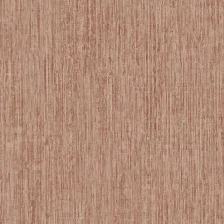 GoodHome Papier peint vinyle intissé Bolyhos uni texturé terracotta L. 10,05m x l. 0,53m