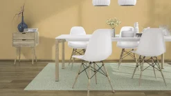 Rasch Papier peint vinyle intissé expansé pointe jaune moutarde L.1001 x l.53cm