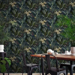 Papier peint vinyle intissé Nepata L.10 x l. 0,53 m-GoodHome Outlet