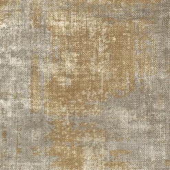 Papier peint Vinyle Intissé Giana gris clair et ocre-GoodHome