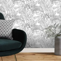 Papier peint vinyle intissé texturé Oophoric-GoodHome Discount