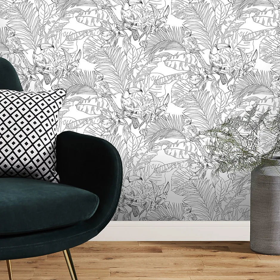 Papier peint vinyle intissé texturé Oophoric-GoodHome Discount