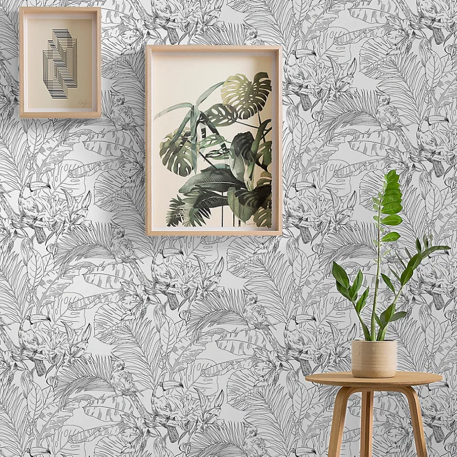 Papier peint vinyle intissé texturé Oophoric-GoodHome Discount