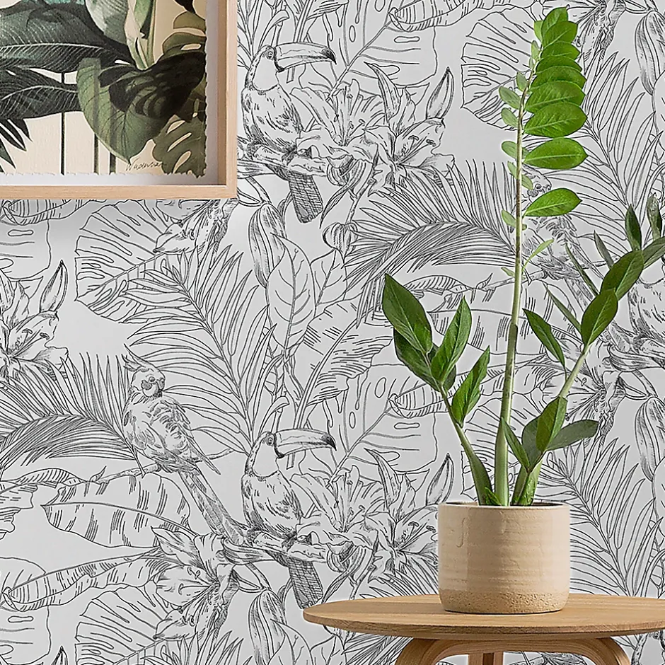 Papier peint vinyle intissé texturé Oophoric-GoodHome Discount