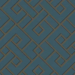 GoodHome Papier peint Vinyle Intissé Nimie vert