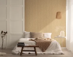 Papier peint vinyle intissé imitation jonc de mer tressé L.1001 x l.53 cm-