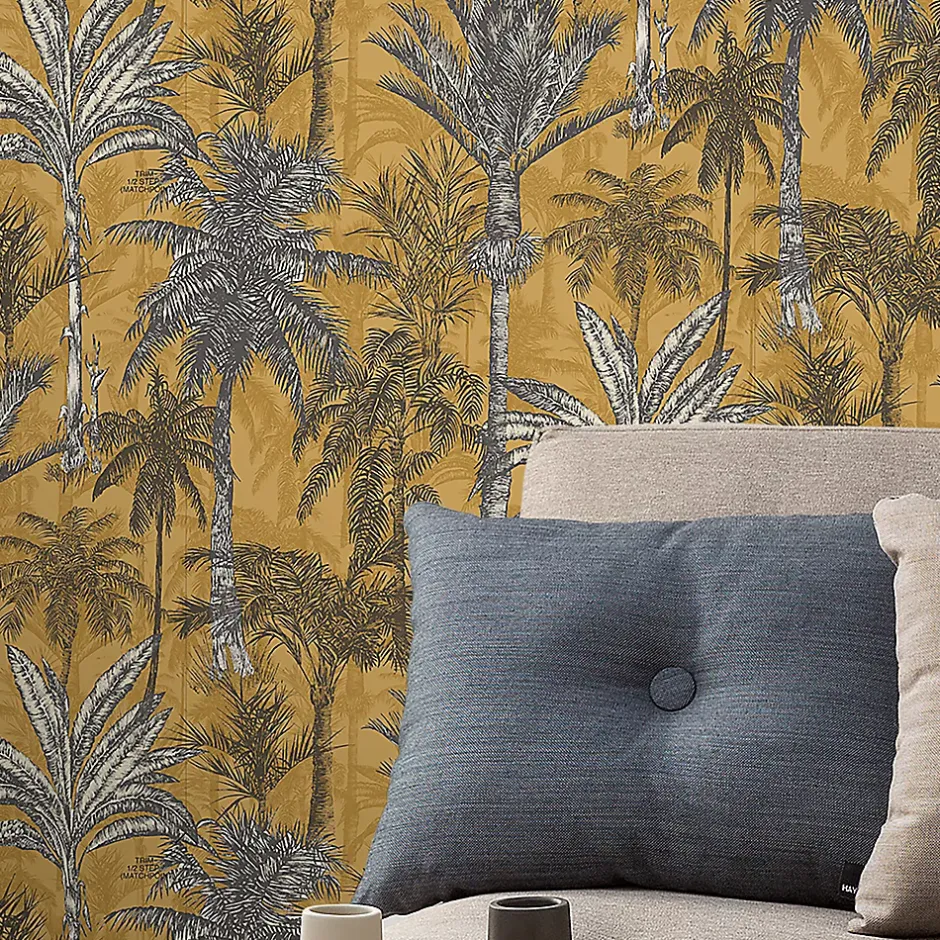 Papier peint vinyle intissé texturé Rophyte-GoodHome