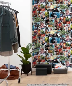 Papier peint vinyle intissé enfant Avengers Marvel L.1005 x l.53cm-Komar Discount