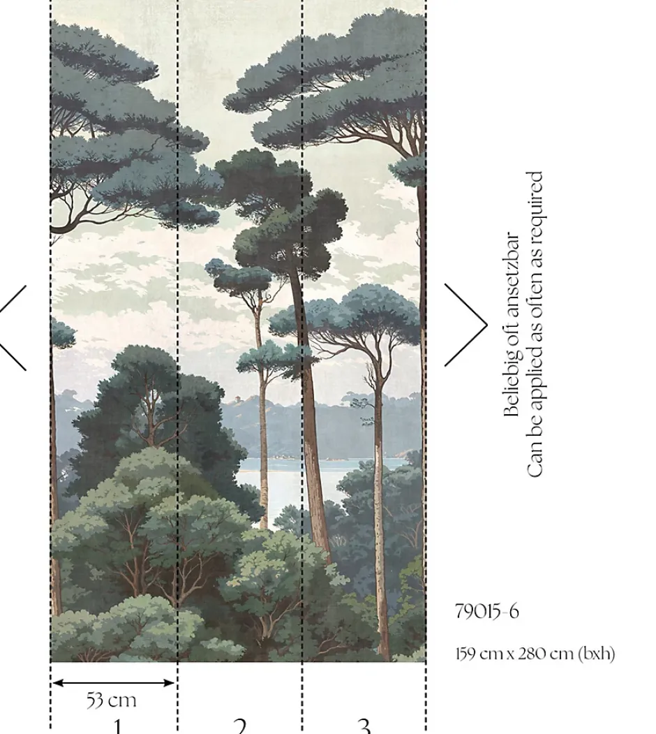 A.S. Creation Papier peint vinyle sur intissé Nature L.2.8 x l.1.59 m. - Réf. AS-790156