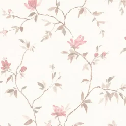 GoodHome Papier peint vinyle sur intissé Mugga rose