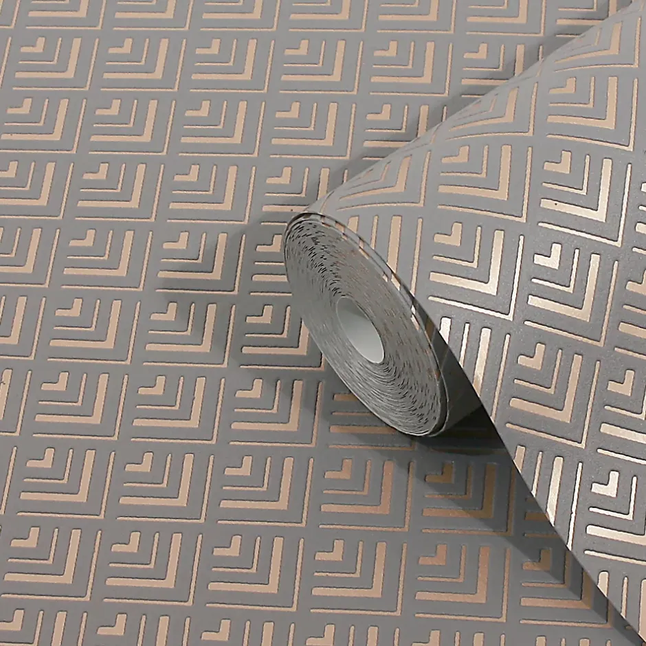 GoodHome Papier peint vinyle sur intissé Ficus noir