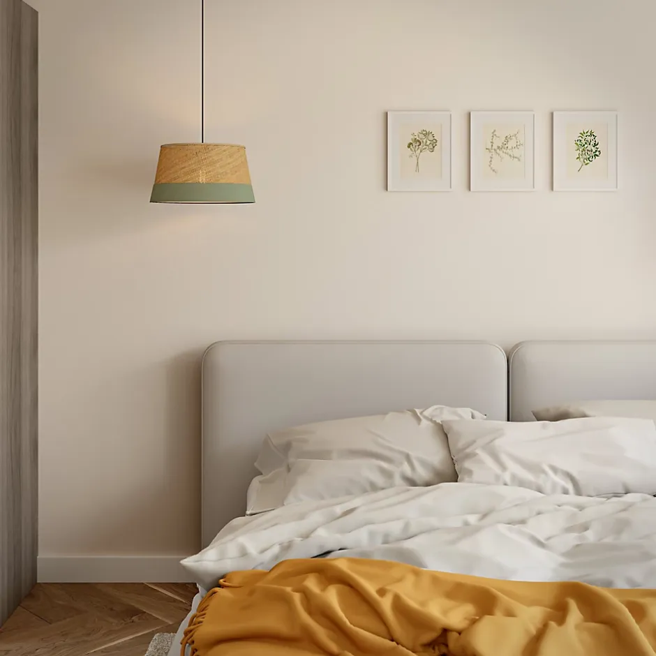 GoodHome Papier peint vinyle sur intissé Aune blanc