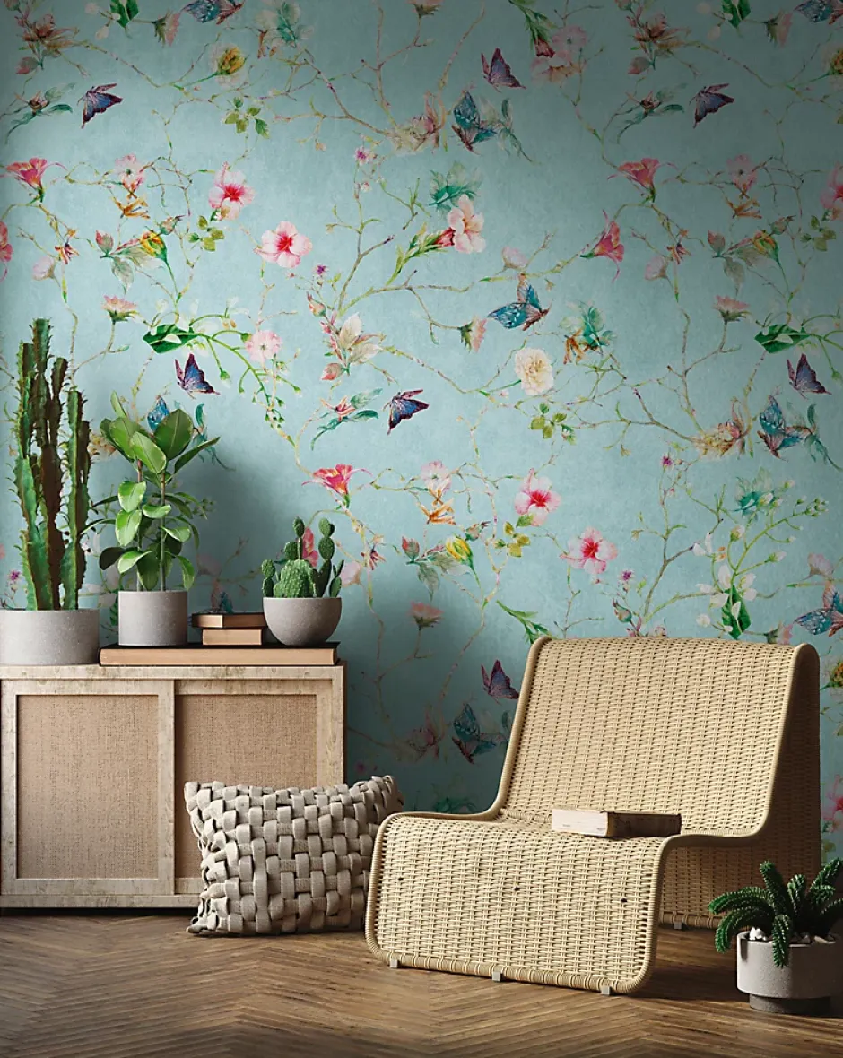 A.S. Creation Papier peint vinyle sur intissé Fleur L.2.8 x l.1.59 m. - Réf. AS-382681