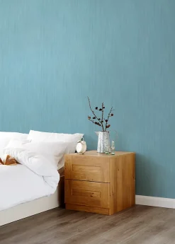 GoodHome Papier peint vinyle sur intissé Lery bleu