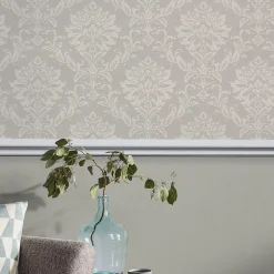 GoodHome Papier peint vinyle sur intissé Mire beige