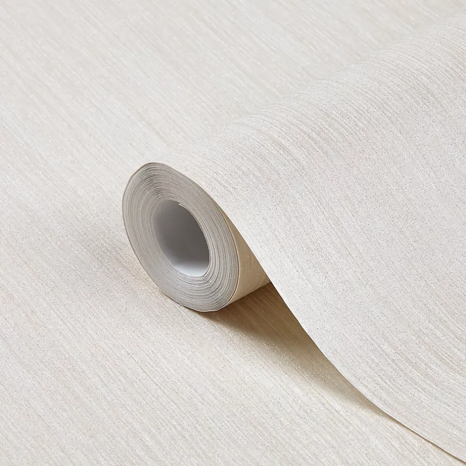 GoodHome Papier peint vinyle sur intissé Lery beige