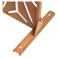 Paravent Kilsturd acier corten 180 x 90 x 40 cm rouille-Casa.Pro Outlet