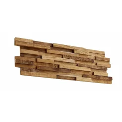 Parement bois recyclé 0,57 m2 teck vieilli-Decoon Hot