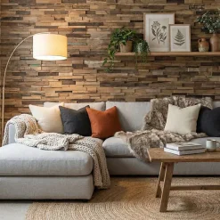 Parement bois recyclé 1,16 m2 ultra vieilli-Decoon New