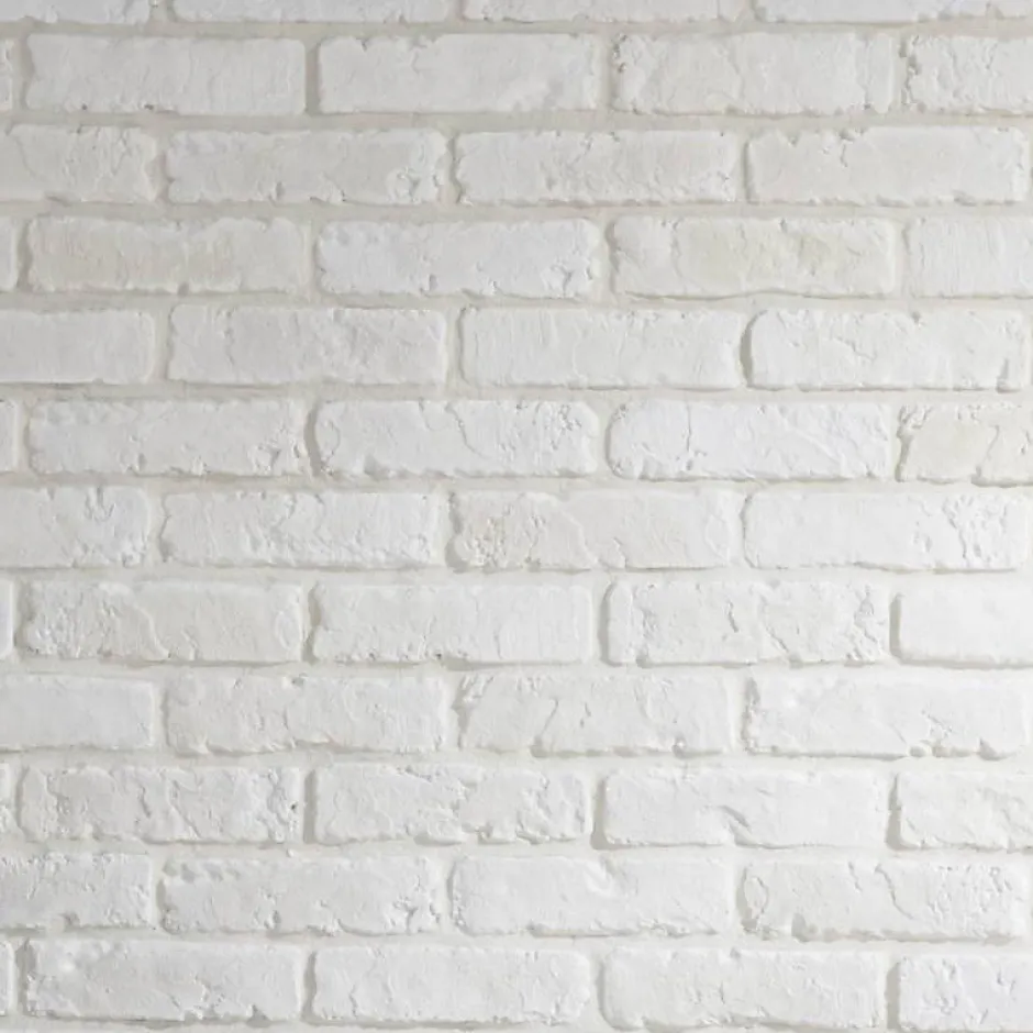 Decoon Parement brique blanche béton 0,68 m2