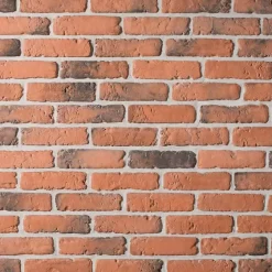 Parement brique rouge béton 0,68 m2-Decoon Online