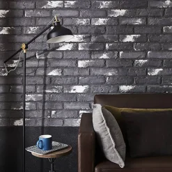 Decoon Parement béton imitation brique graphite 0,68 m2