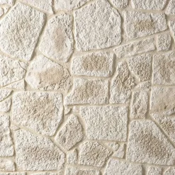 Decoon Parement imitation pierre beige béton 1 m2