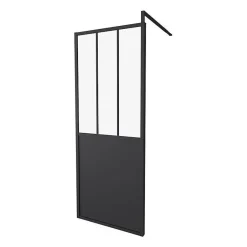 PAROI FIXE 80X200 STYLE INDUSTRIEL NOIR-Gelco Hot