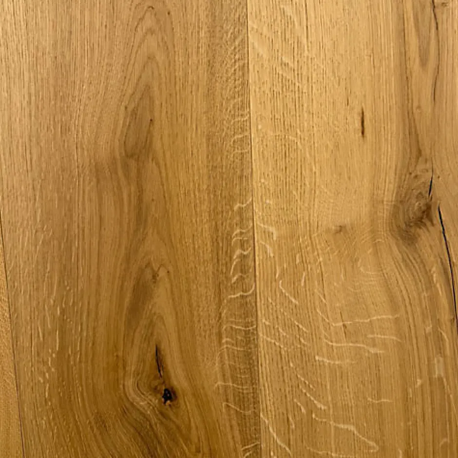 Premibel Parquet Parquet Chêne Contrecollé verni brossé Naturel Campagne Evasion XXL - 260X15X2200mm - 4mm de couche d'usure