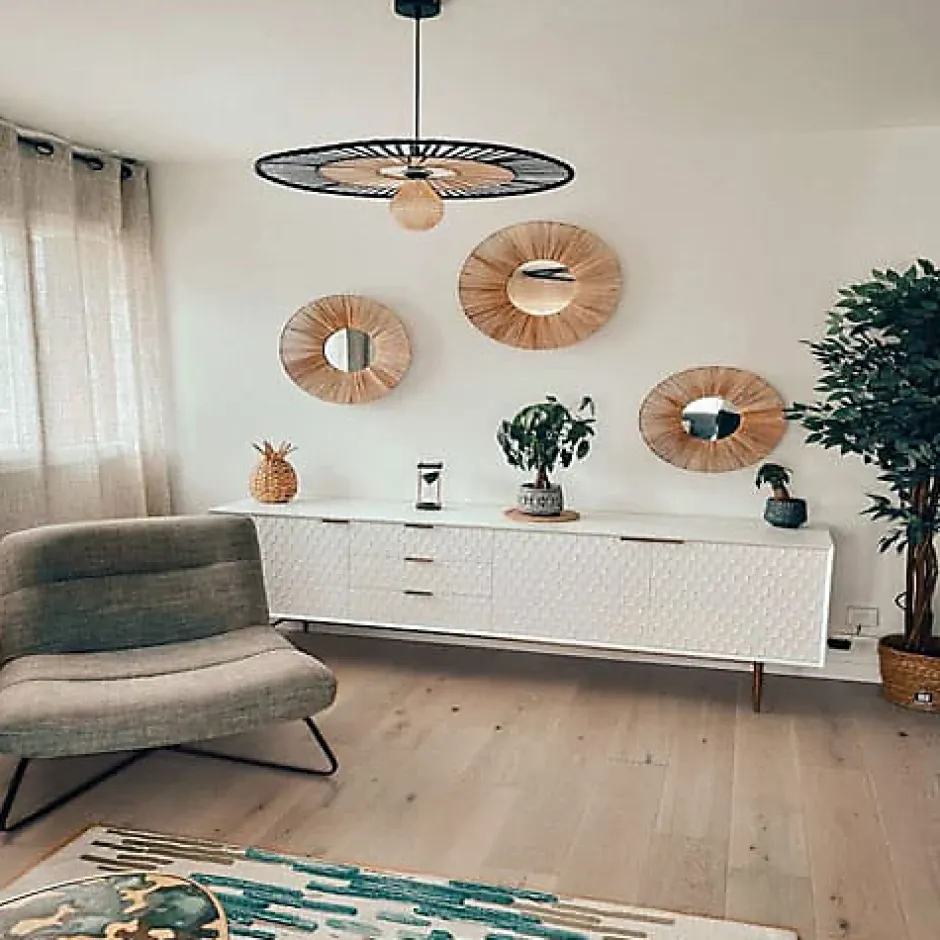 Premibel Parquet Parquet Chêne contrecollé verni brossé rustique invisible Garden 150x14mm - Longueurs Variables - 4mm de couche d'usure -