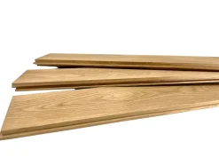 Masterbrico Parquet chêne massif brut Ep. 16mm, l.90mm, long.400 à 1000mm sans noeuds et sans aubiers - Qualité premium