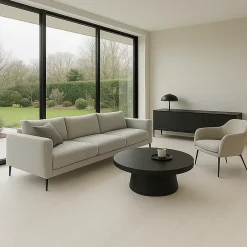 Parquet contrecollé Chêne naturel - Lame droite - Huilé blanc - Effet brut - 1900x190x14mm-Wood And Cotta