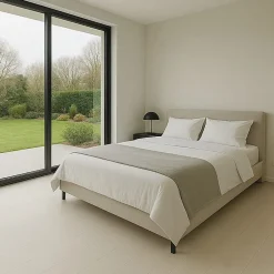 Parquet contrecollé Chêne naturel - Lame droite - Huilé blanc - Effet brut - 1900x190x14mm-Wood And Cotta