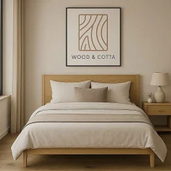 Parquet contrecollé Chêne naturel - Lame droite - Huilé - Effet brut - 2200x260x15mm-Wood And Cotta