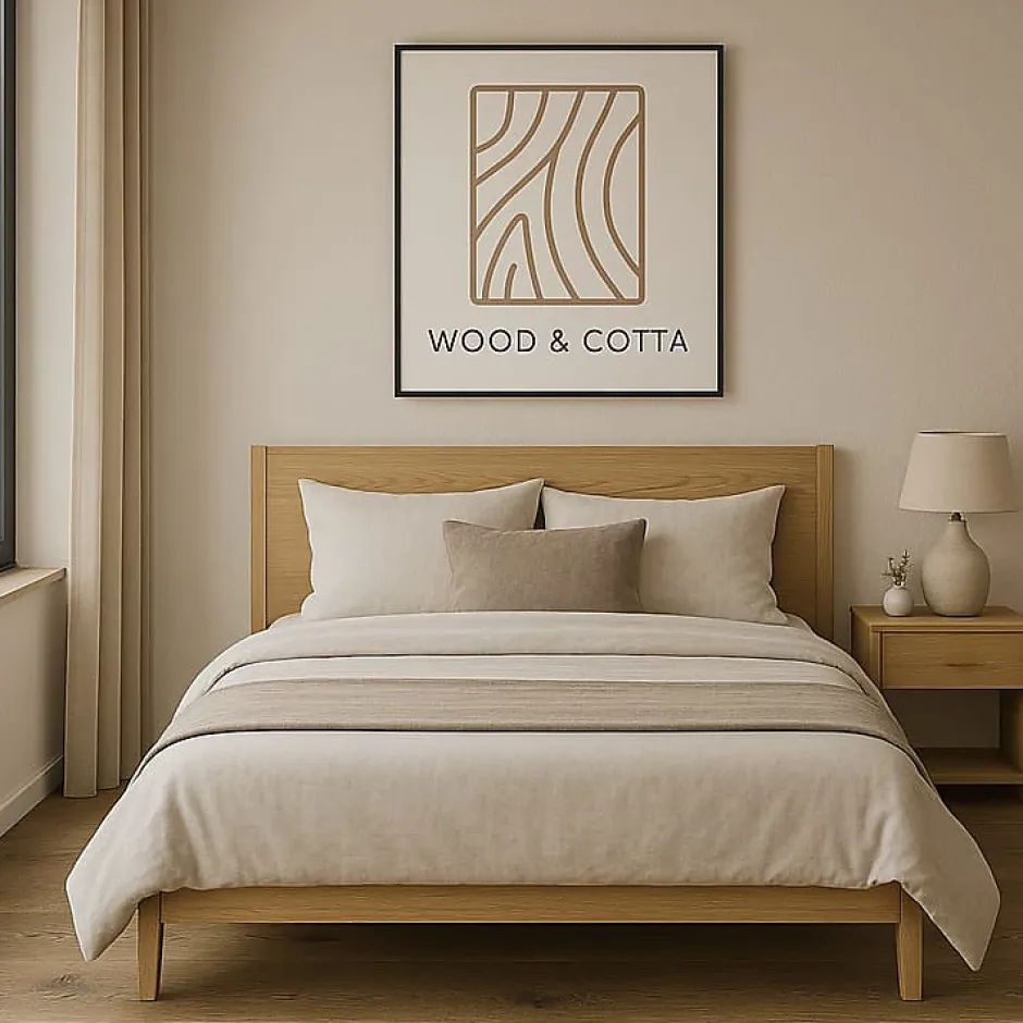 Parquet contrecollé Chêne naturel - Lame droite - Huilé - Effet brut - 2200x260x15mm-Wood And Cotta