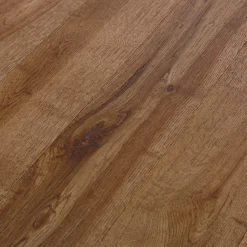 Parquet contrecollé clipsable Skara M en chêne verni brun rustique-GoodHome Hot