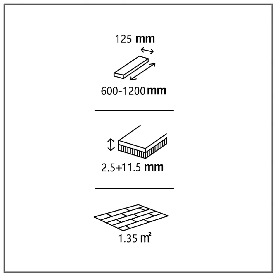 Parquet contrecollé clipsable Skara M en chêne verni brun rustique-GoodHome Hot