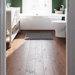 Parquet contrecollé clipsable Skara L en chêne huilé rustique compatible pièces humides-GoodHome Outlet