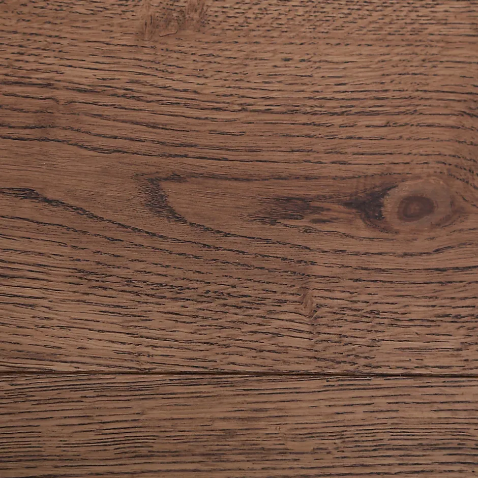 Parquet contrecollé clipsable Skara XL en chêne verni rustique-GoodHome Best