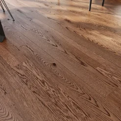 Parquet contrecollé clipsable Skara XL en chêne verni rustique-GoodHome Best