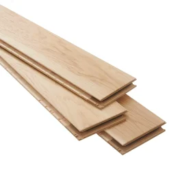 GoodHome Parquet contrecollé clipsable Visby M en chêne verni blond rustique