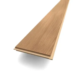 Parquet contrecollé clipsable en chêne beige rustique mat l.18,4 x L.121 cm x ép.12 mm- Outlet