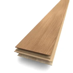 Parquet contrecollé clipsable en chêne beige rustique mat l.18,4 x L.121 cm x ép.12 mm- Outlet