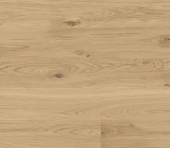 Parquet contrecollé clipsable en chêne beige rustique mat l.18,4 x L.121 cm x ép.12 mm- Outlet