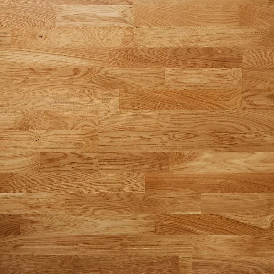 GoodHome Parquet contrecollé clipsable Elkins XXL en chêne verni aspect naturel