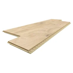 GoodHome Parquet contrecollé clipsable beige mat l.18 x L.109,2cm x ép. 14mm , Lulea